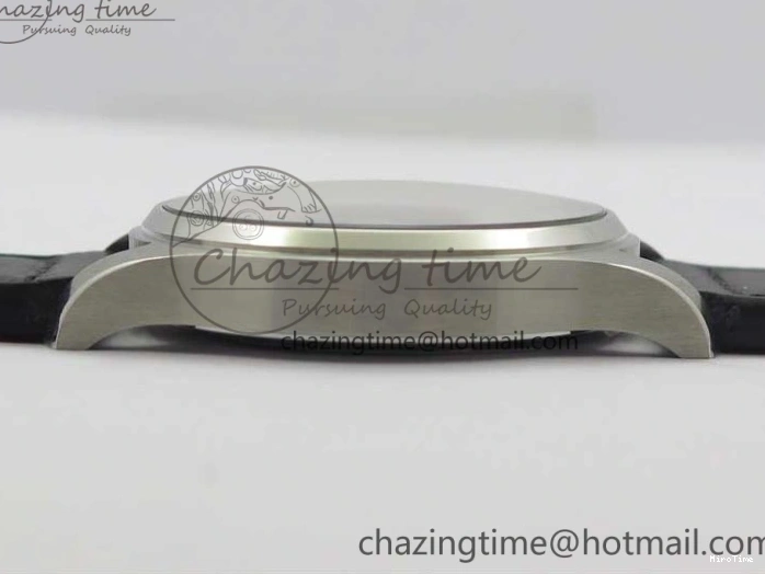 MIROTIME 0224 Soft MARK XVIII IW327001 SS FKF 1:1 Best Edition Black Dial On Black Leather Strap 7119